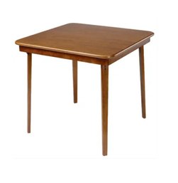 New IN BOX STAKMORE Premium Wood Folding Table