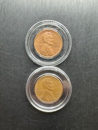 2 Wheat Pennies 1950-S, 1952-S