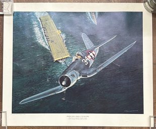 WWII, Series II, The Fighters - Navy Chance Vought F4U Corsair Print