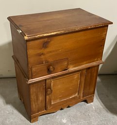 Antique Pine Dry Sink Blanket Chest