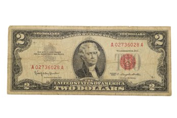 1963 $2 Red Seal Banknote