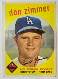 1959 Topps #287 Don Zimmer