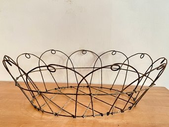 Antique French Wire Basket