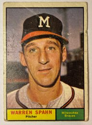 1961 Topps #200 Warren Spahn