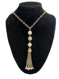 Exquisit Vintage Lia Sophia Necklace With Tassel Pendant