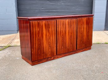 Vintage Danish Modern Rosewood Credenza By Rasmus