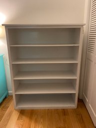 White 5 Shelf Bookshelf