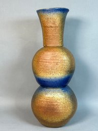 Beautiful Tall Signed Pottery Vase