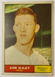 1961 Topps #63 Jim Kaat