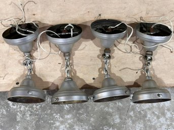 Vintage Metal Schoolhouse Light Fixtures (no Glass)