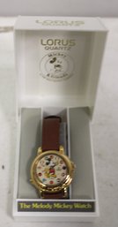 Womens Lorus Quartz Mickey Mouse Watch V421-0020 In Box