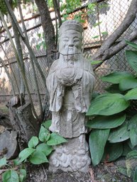 Buddhist Monk Cement Lawn Statue