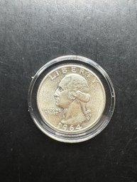 1964 Washington Silver Quarter