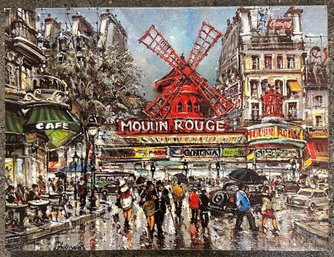 Moulin Rouge Enhanced Print On Canvas