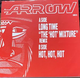 Arrow - Hot Hot Hot  & LONG TIME REMIX (REGGAE)  - VERY GOOD CONDITION - RARE RECORD