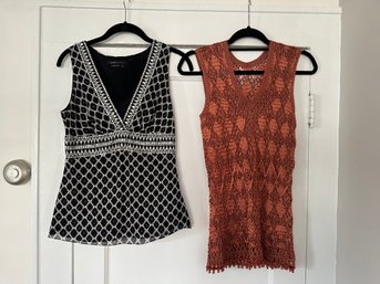 Lot Of Two Sleeveless Tops, Including BCBG Max Azria