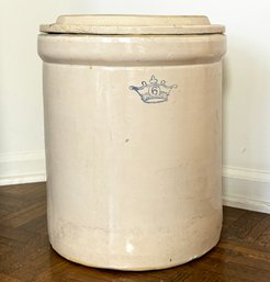 A Large Antique 6 Gallon Crock