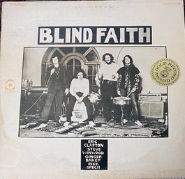 BLIND FAITH - Self Titled - LP Vinyl- ATCO SD33-304B - Eric Clapton- Blues Rock