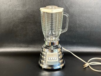 A Vintage Beehive Blender By Oster With Glass Jar