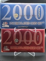 Beautiful 2000 Denver And Philadelphia United States Mint Sets