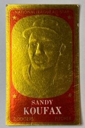 1965 Topps Embossed #8 Sandy Koufax