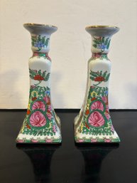 Hand Paint Asian Candle Holder