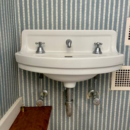 A Standard Brand Vintage Sink - Powder Room
