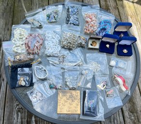 Large Lot Of Costume Jewelry