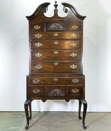 A Beautiful Vintage Mahogany Highboy By Drexel Furniture