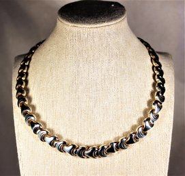 Fine Italian Sterling Silver Link Necklace 18' Long