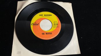 Vintage Beatles 45 Record - Lady Madonna/The Inner Light