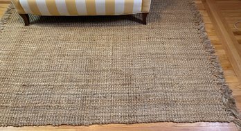 5x7 Fringed Jute Rug