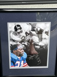 OJ Anderson Signed 11x14 Giants Framed Photo GTP