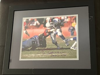 OJ Anderson Signed 11x14 Giants Framed  Photo GTP