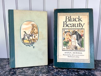 Black Beauty By Anna Sewell With Picture Sleeve Illustrated Junior Library 1945 Edition