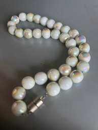 Irridescent Pearl  Necklace