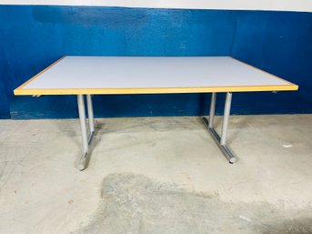 Laminate Top Table With Metal Folding Legs