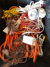 Assorted Extension Cords Various Lengths