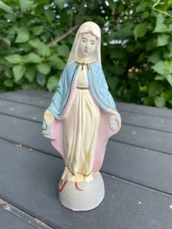 Mid-Century Mother Mary Figurine