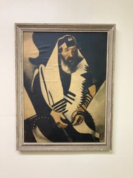 The Rabbi Of Viitebsk  Vintage Marc Chagall Framed Print