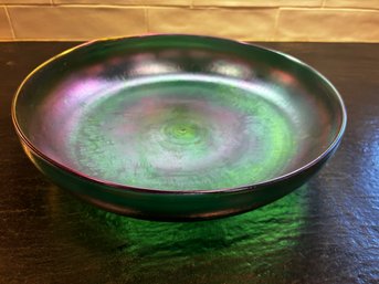 Antique Irrdedescent Art Glass Bowl, Possibly Loetz Glass