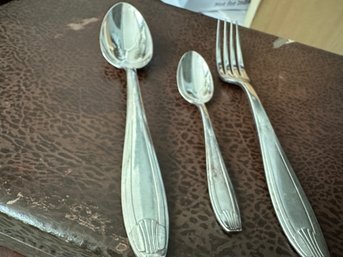 Service For 12 Antitque Silverplate From 1920's-1930's