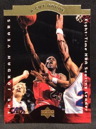 1996 Upper Deck A Cut Above Michael Jordan Die Cut Insert Card - L