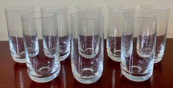 Nice Tall Clear Beverage Glasses (8)