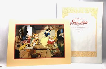 Disney's Snow White & The Seven Dwarfs Lithograph