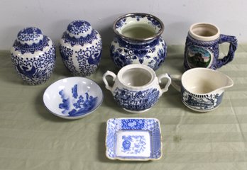 Blue And White Tableware