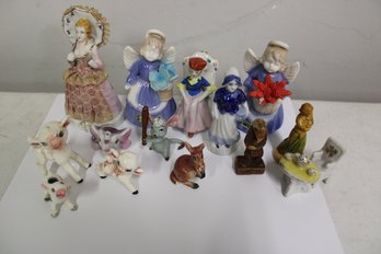 Lot Of 15 Ceramic Figurines