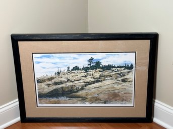 T.O. Maley 'Schoodie Point' Pencil Signed & Numbered Lithograph