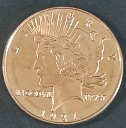 One AVDP .999 Fine Copper Round