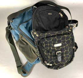 Group Of 3 Backpacks & Shoulder Purse Including Columbia